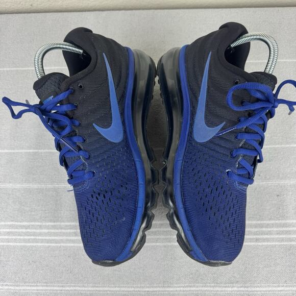 Nike Air Max 2017 Athletic Running Shoes Deep Royal Blue Hyper Cobalt M 7/W 8.5 main image 7